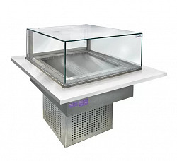 Витрина горизонтальная кондитерская встраиваемая Финист Glassier58 G-11/7/3 в Москве , фото 1