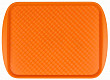 Поднос столовый из полистирола  420х300 мм оранжевый