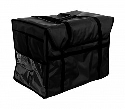 Термосумка для обедов Luxstahl 600х400х450 мм фольгированная (Черный) в Москве , фото 4