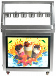 Фризер для жареного мороженого  KCB-2Y (контейнеры , световой короб, 2 комрпессора)