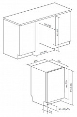 Посудомоечная машина встраиваемая Graude VGE 45.0 в Москве , фото 2