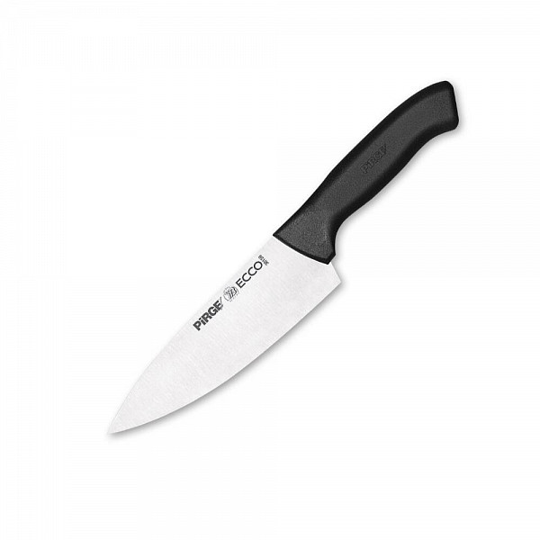 Нож поварской Pirge 16 см, черная ручка фото