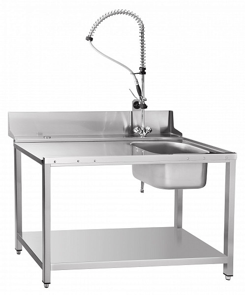 Стол предмоечный Abat СПМП-7-4 с душем фото