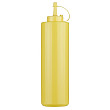 Бутылка для соуса  720мл., пластик,цвет желтый, 41526-G3