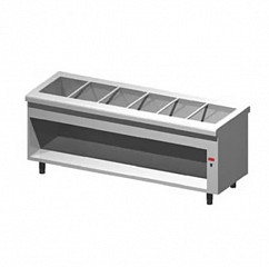 Прилавок для 1 и 2 блюд мармит Emainox 8EGB22 8045012, фото 1