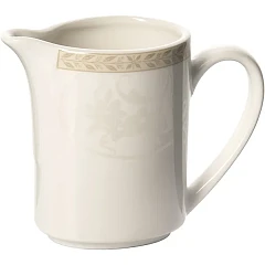Молочник Steelite Антуанетт фарфор 142мл D=53,H=100,L=110,B=50мм белый,олив. (03170786) в Москве , фото 1