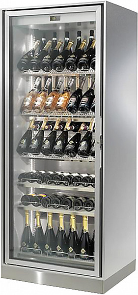 Монотемпературный винный шкаф Enofrigo ENOGALAX H2000 GB5 1V АЛЮМИН.САТИНИР. фото