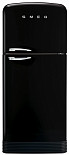 Отдельностоящий двухдверный холодильник Smeg FAB50RBL