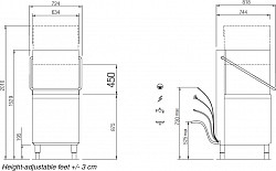 Купольная посудомоечная машина Elettrobar Fast 80 в Москве , фото 4