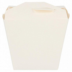 Коробка для лапши Garcia de Pou 480 мл белая, 7,7*5,7 см, СВЧ, 50 шт/уп, картон фото