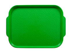 Поднос столовый с ручками Luxstahl 450х355 мм салатовый фото