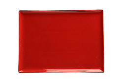 Блюдо прямоугольное Porland 35х26 см фарфор цвет красный Seasons (358835) в Москве , фото