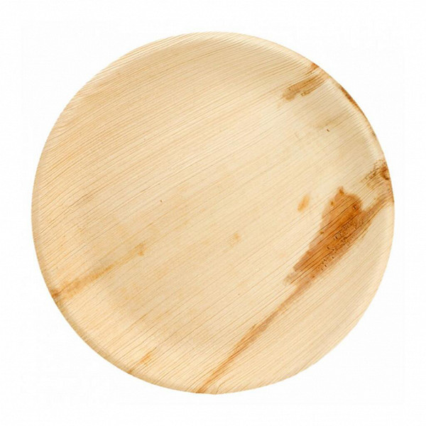 Тарелка круглая из пальмовых листьев Garcia de Pou 23*2 см, 25 шт фото