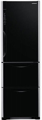 Холодильник Hitachi R-SG 38 FPU GBK Черное стекло в Москве , фото 1
