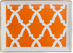 Блюдо прямоугольное Porland MOROCCO DS.3 18х13 см оранжевый (358819) в Москве , фото 1