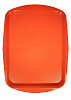 Поднос столовый из полипропилена Luxstahl 490х360 мм оранжевый полипропилен особо прочный фото