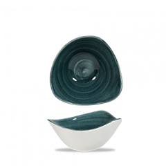 Салатник треугольный Churchill Stonecast Patina Rustic Teal PATRTRB61 в Москве , фото 1