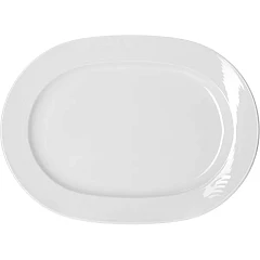 Блюдо овальное Bauscher Карат фарфор ,L=32,5,B=25,5см белый (25 2032) в Москве , фото 1