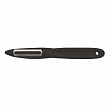 Нож для чистки овощей (овощечистка)  5,5см, нерж.сталь, ручка пластик, цвет черный 400840