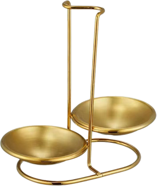 Подставка для половника и шумовки Crazy Pan золото фото