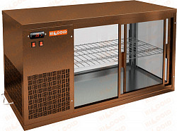 Витрина холодильная настольная Hicold VRL 1100 L Brown в Москве , фото 1