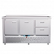 Холодильный стол  СХС-70Н-02 (дверь, ящики 1/2, ящик 1) с бортом
