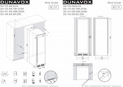 Винный шкаф трехзонный Dunavox DX-170.490STSK в Москве , фото 6
