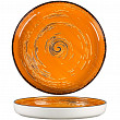 Тарелка с бортом  Texture Yellow Circular 23 см, h 3 см