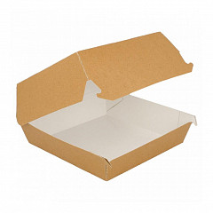 Коробка для бургера Garcia de Pou 14*12,5*8 см, натуральный 50 шт/уп, картон фото