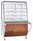Прилавок-витрина холодильный  Премьер ПВВ(Н)-70Т-С-НШ кашированный металл