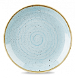 Тарелка мелкая круглая  Stonecast Duck Egg Blue SDESEV121 32,4см, без борта