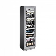 Винный шкаф монотемпературный Enofrigo MIAMI MEDIUM VT RF T + 3 DR вент. серый в Москве , фото 1