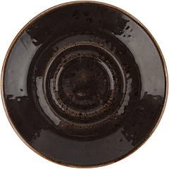 Блюдце Steelite Крафт Грэй фарфор D=145/60,H=17мм серый (03022219) в Москве , фото 1