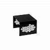 Подставка-куб для фуршета Luxstahl ажурная 170х150х120 мм черный фото