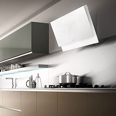 Пристенная вытяжка Faber Black Tie BRS WH A80 в Москве , фото 3