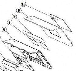 Панель платы управления в сборе Hurakan HKN-ME717 фото