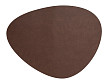 Салфетка подстановочная (плейсмат)  45x35 см, 100 % переработанная кожа, декор brown / коричневый