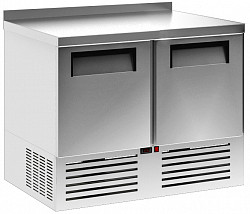 Охлаждаемый стол Полюс T70 M2GN-2 с бортом 0430-2 корпус нержавеющая сталь 2 двери в Москве , фото 1