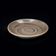 Блюдце Corone Natura 150 мм серо-коричневое в Москве , фото 3