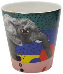 Чашка без ручки Porland 320 мл Wild Life Elephant (425430) в Москве , фото