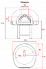 Дровяная печь для пиццы As Term D140K MOSAIC фото