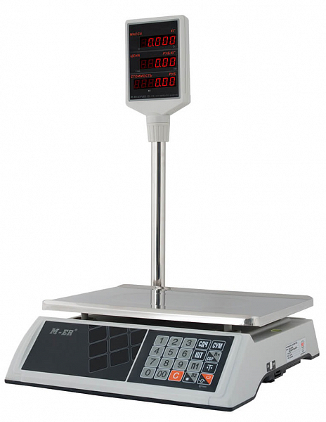 Весы торговые Mertech 327 ACP-15.2 Ceed LED Белые фото