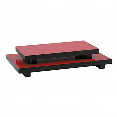 Блюдо для суши P.L. Proff Cuisine 30*21,2 см, красное в Москве , фото