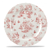 Тарелка мелкая Churchill 30,5см Vintage Prints, цвет Cranberry Toile TOCVP111 фото