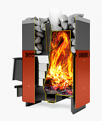 Печь для бани Теплодар РУСЬ-12 Л ПРОФИ в Москве , фото 2