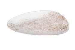 Блюдо треугольное Porland 36 см Pioli Smoky Matte Brown (11TT36) в Москве , фото 3