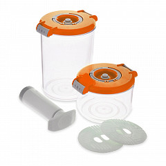 Набор вакуумных контейнеров Status VAC-RD-Round orange в Москве , фото