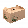 Коробка для еды на вынос  Feel Green, 24,5*13,5*12 см