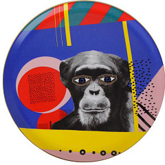 Тарелка мелкая Porland 28 см Wild Life Monkey (162928) в Москве , фото 1