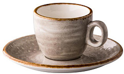 Блюдце для кофейной чашки Style Point Jersey Grey 13 см, цвет серый (QU95556) в Москве , фото 3